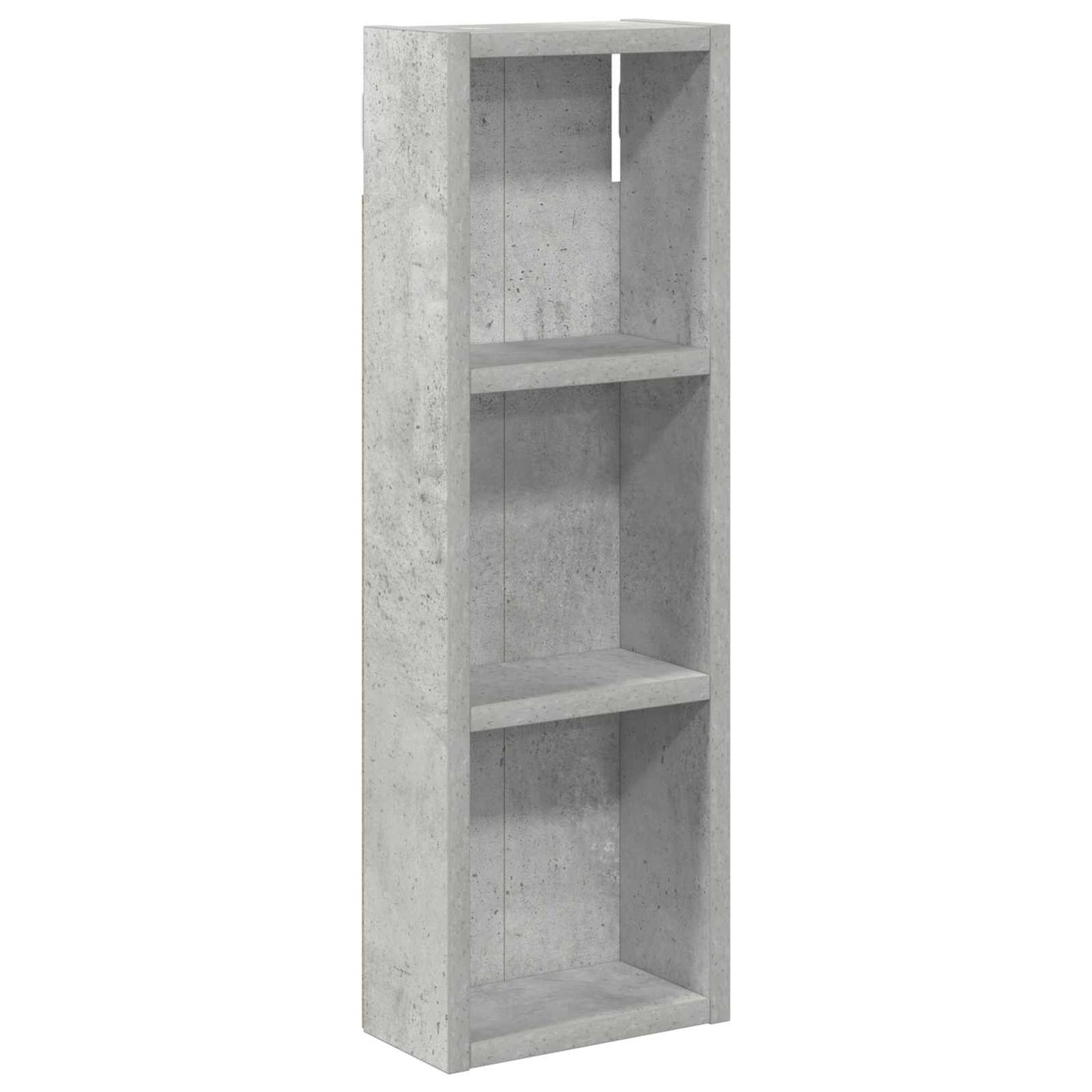 Bathroom Wall Cabinet Concrete Grey 20 x 10 x 60.5 cm