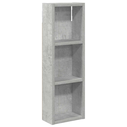 Bathroom Wall Cabinet Concrete Grey 20 x 10 x 60.5 cm