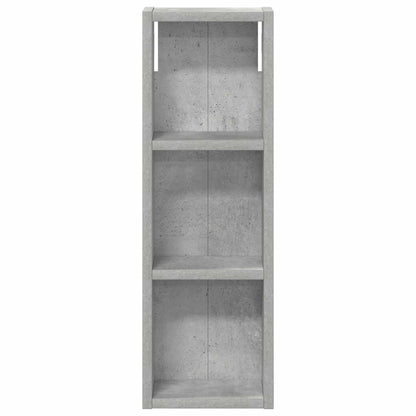 Bathroom Wall Cabinet Concrete Grey 20 x 10 x 60.5 cm