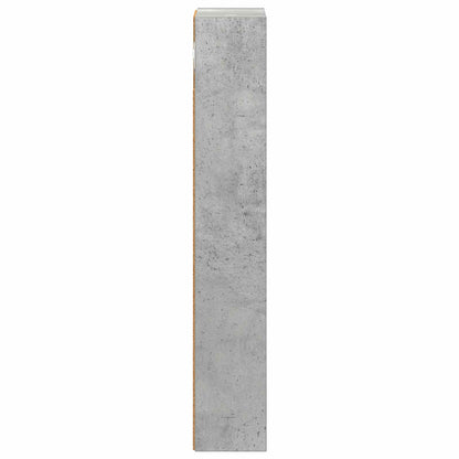 Bathroom Wall Cabinet Concrete Grey 20 x 10 x 60.5 cm