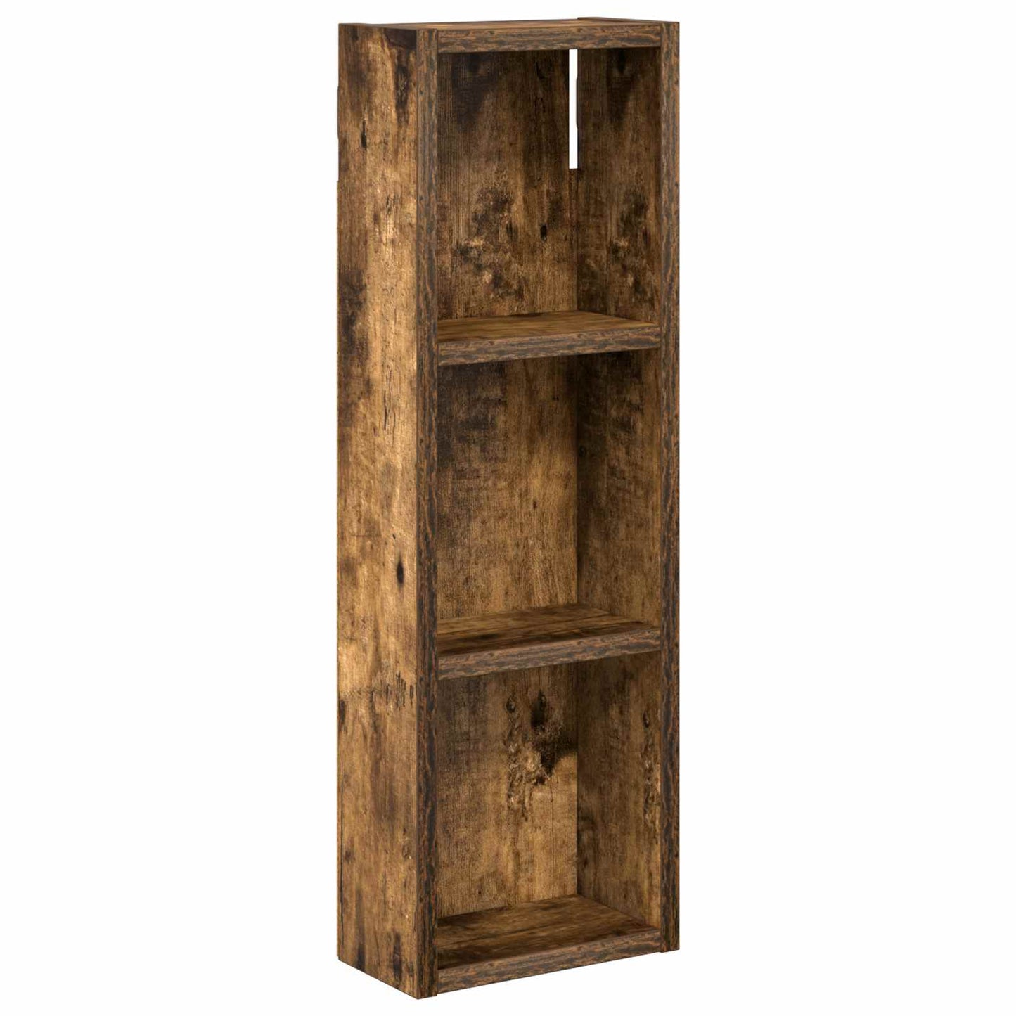 Bathroom Wall Cabinet with Shelf Smoked Oak 20 x 10 x 60.5 cm