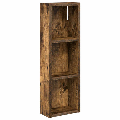 Bathroom Wall Cabinet with Shelf Smoked Oak 20 x 10 x 60.5 cm