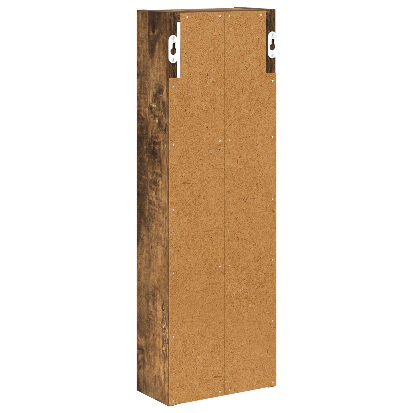 Bathroom Wall Cabinet with Shelf Smoked Oak 20 x 10 x 60.5 cm