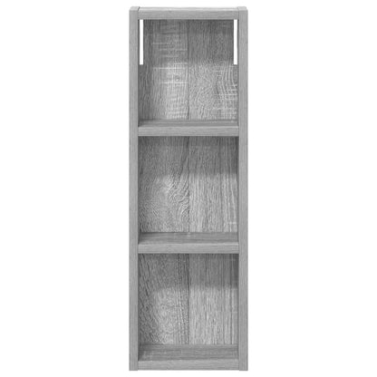 Bathroom Wall Cabinet with Shelf Grey Sonoma 20 x 10 x 60.5 cm