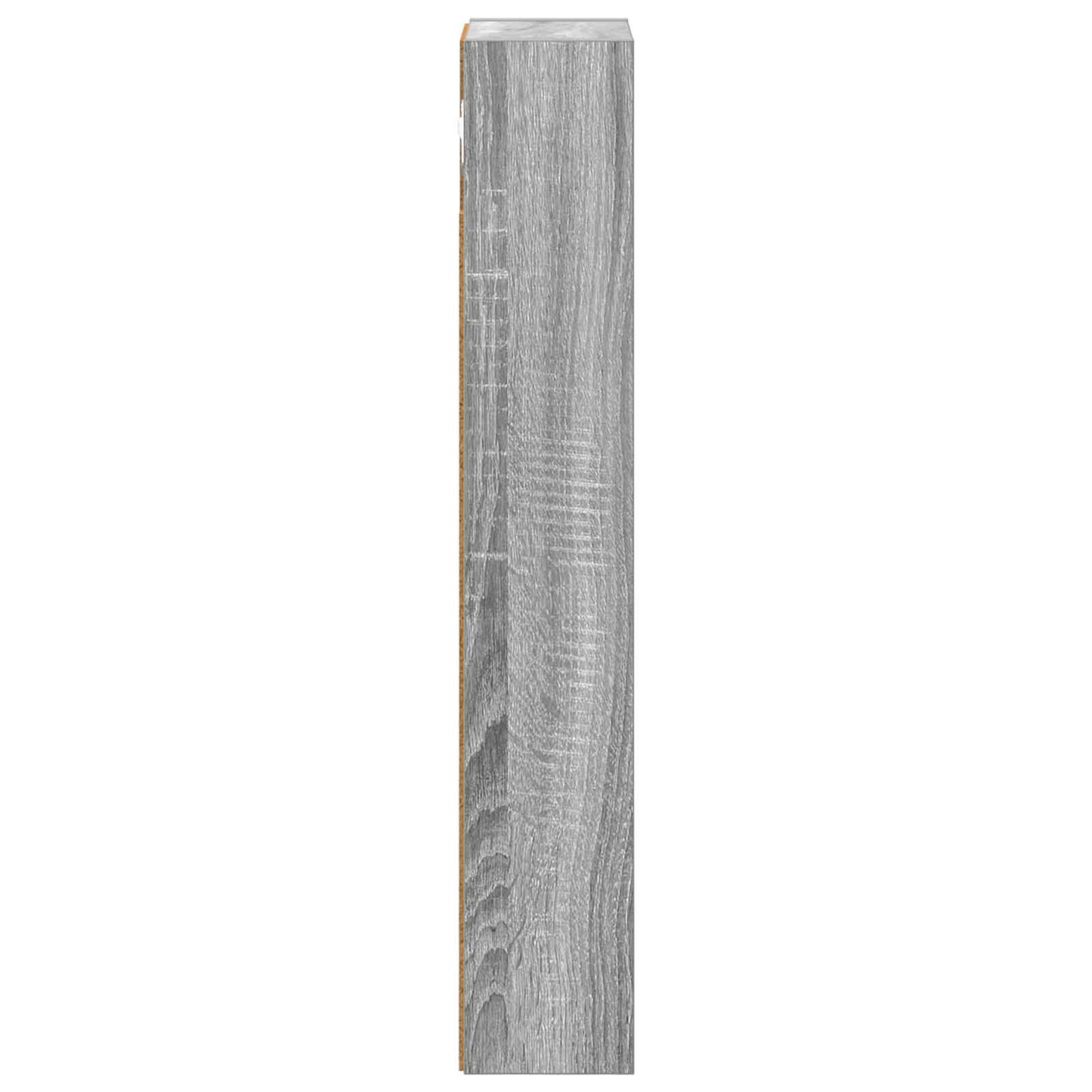 Bathroom Wall Cabinet with Shelf Grey Sonoma 20 x 10 x 60.5 cm