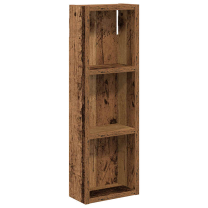 Bathroom Wall Cabinet with Shelf Old Wood 20 x 10 x 60.5 cm