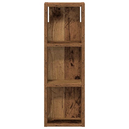 Bathroom Wall Cabinet with Shelf Old Wood 20 x 10 x 60.5 cm