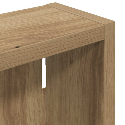 Bathroom Wall Cabinet with Shelf Artisian Oak 20 x 10 x 60.5 cm