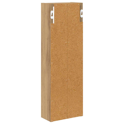 Bathroom Wall Cabinet with Shelf Artisian Oak 20 x 10 x 60.5 cm