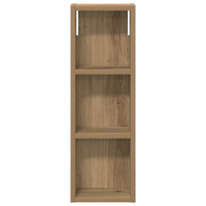 Bathroom Wall Cabinet with Shelf Artisian Oak 20 x 10 x 60.5 cm