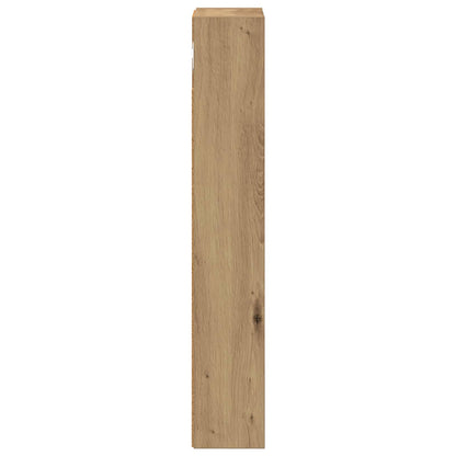 Bathroom Wall Cabinet with Shelf Artisian Oak 20 x 10 x 60.5 cm
