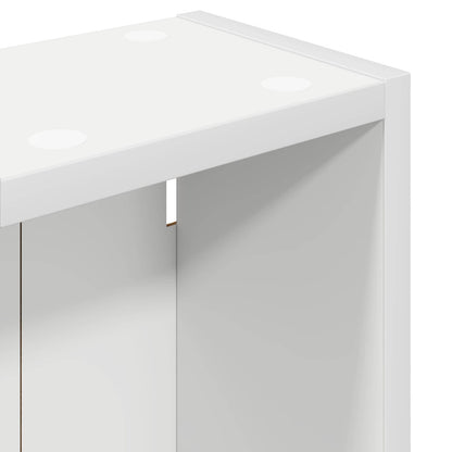 Bathroom Wall Cabinet White 20 x 14 x 70 cm Engineered wood