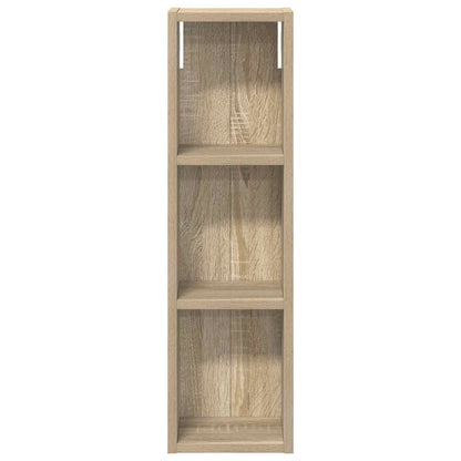 Bathroom Wall Cabinet with Shelf Sonoma Oak 20 x 14 x 70 cm