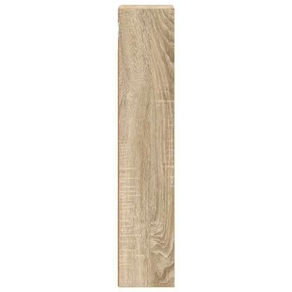 Bathroom Wall Cabinet with Shelf Sonoma Oak 20 x 14 x 70 cm