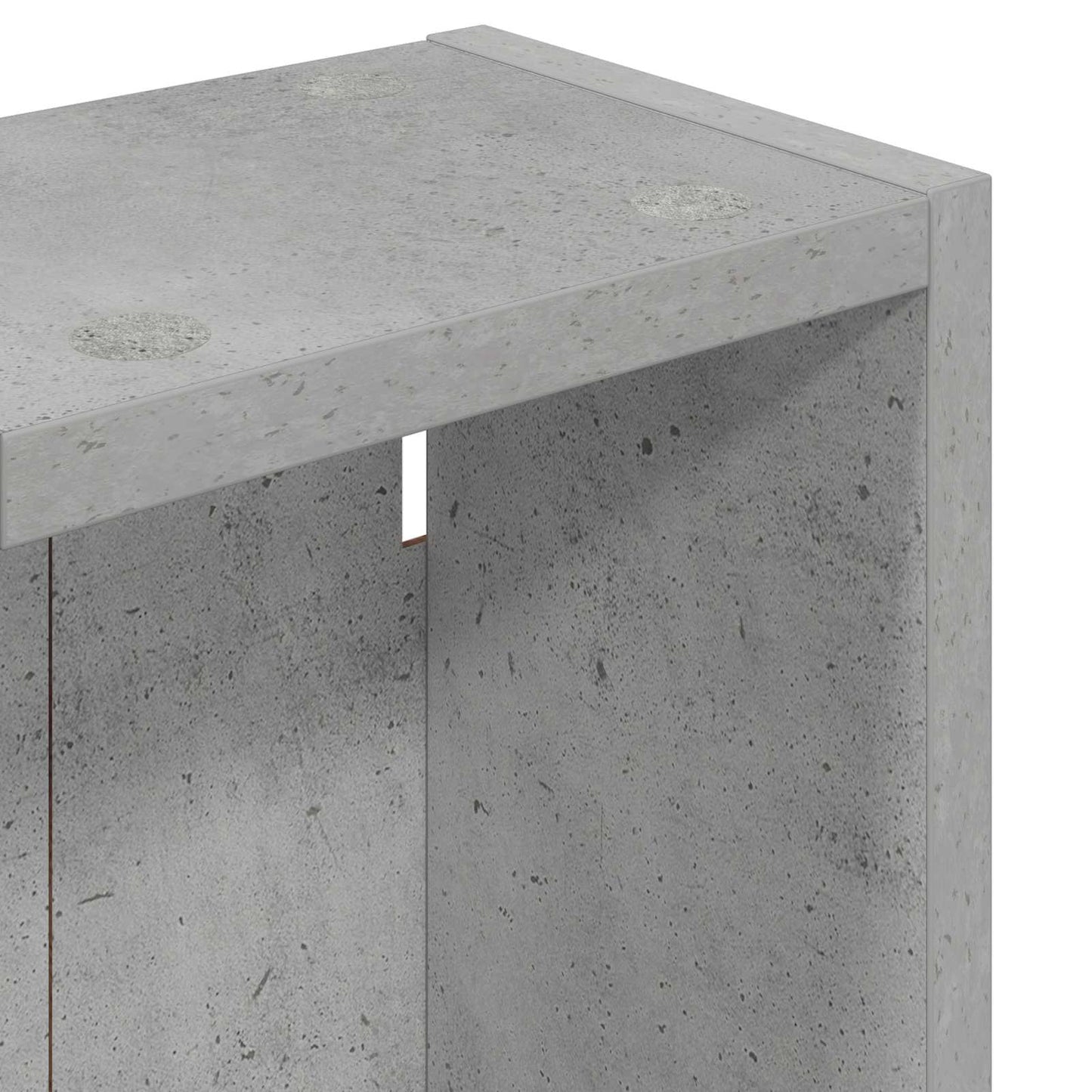 Bathroom Wall Cabinet with Shelf Concrete Grey 20 x 14 x 70 cm