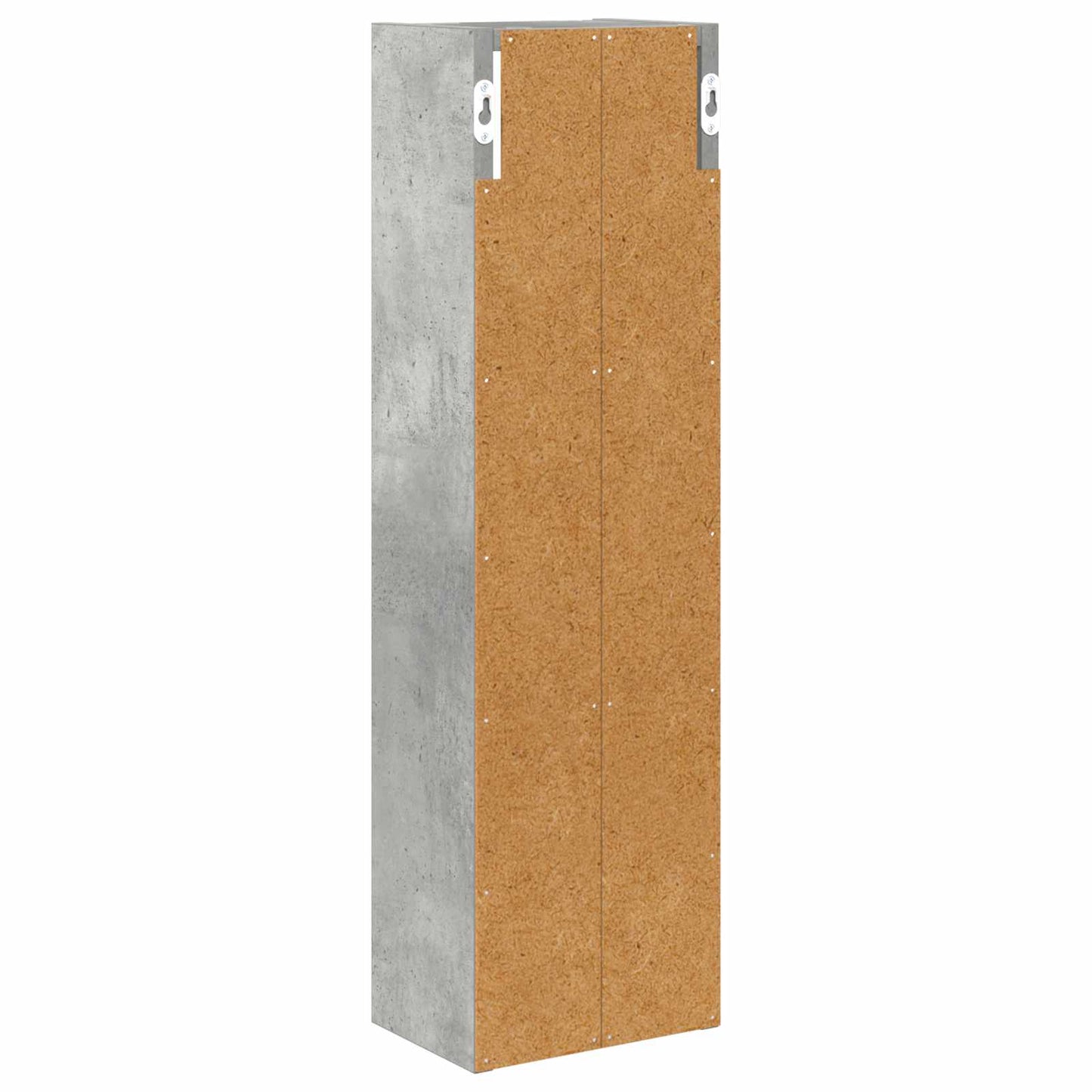 Bathroom Wall Cabinet with Shelf Concrete Grey 20 x 14 x 70 cm