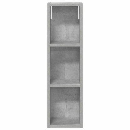 Bathroom Wall Cabinet with Shelf Concrete Grey 20 x 14 x 70 cm