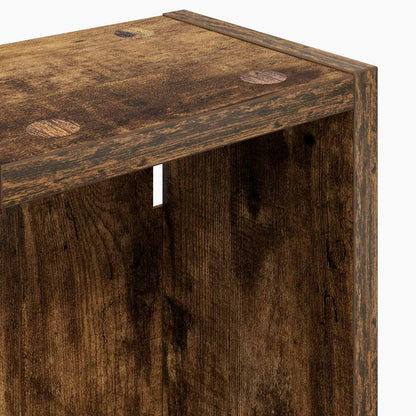 Bathroom Wall Cabinet Smoked Oak 20 x 14 x 70 cm