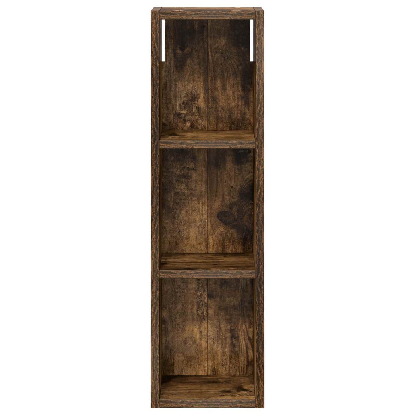 Bathroom Wall Cabinet Smoked Oak 20 x 14 x 70 cm