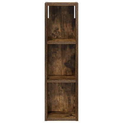 Bathroom Wall Cabinet Smoked Oak 20 x 14 x 70 cm