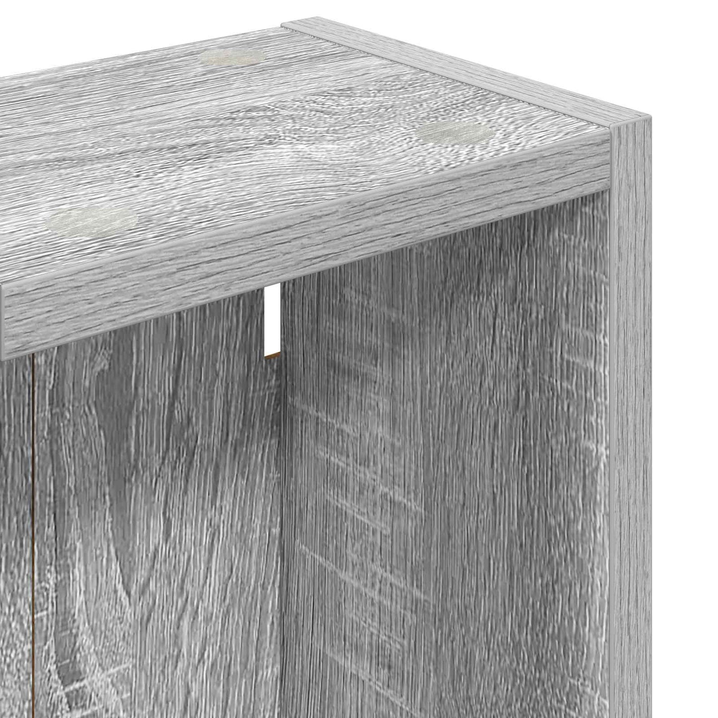 Bathroom Wall Cabinet with Shelf Grey Sonoma 20 x 14 x 70 cm