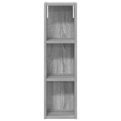 Bathroom Wall Cabinet Grey Sonoma 20 x 14 x 70 cm