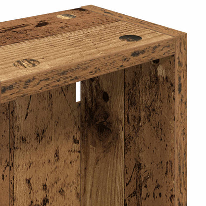 Bathroom Wall Cabinet Old Wood 20 x 14 x 70 cm Engineered wood