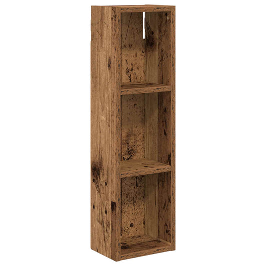 Bathroom Wall Cabinet Old Wood 20 x 14 x 70 cm Engineered wood
