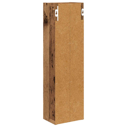 Bathroom Wall Cabinet Old Wood 20 x 14 x 70 cm Engineered wood