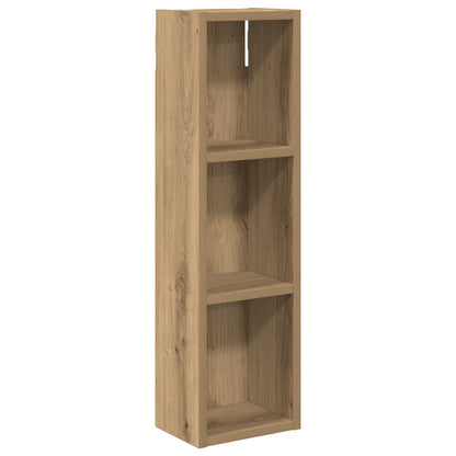 Bathroom Wall Cabinet with Shelf Artisian Oak 20 x 14 x 70 cm