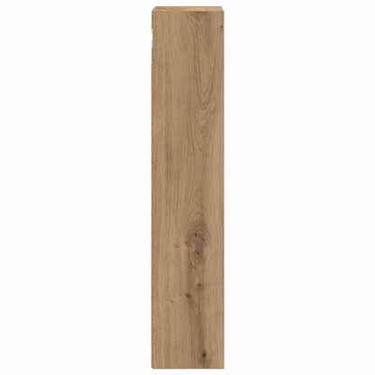 Bathroom Wall Cabinet with Shelf Artisian Oak 20 x 14 x 70 cm