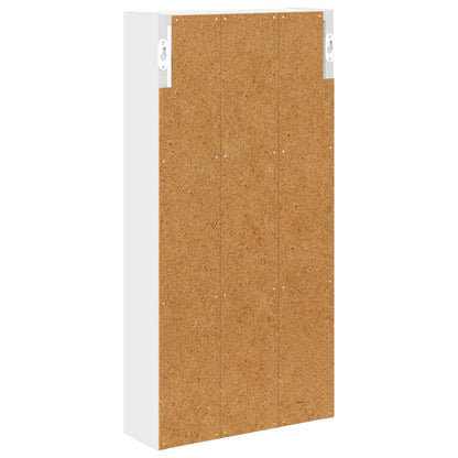 Bathroom Wall Cabinet White 30 x 10 x 60.5 cm Engineered wood