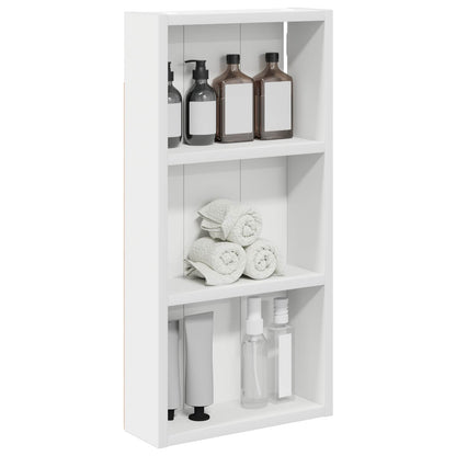 Bathroom Wall Cabinet White 30 x 10 x 60.5 cm Engineered wood