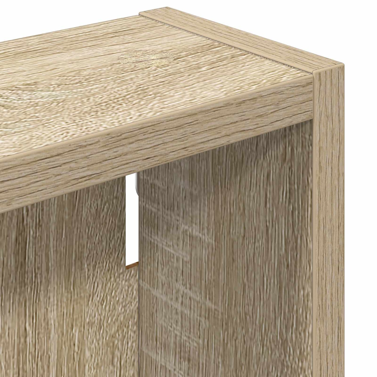 Bathroom Wall Cabinet with Shelf Sonoma Oak 30 x 10 x 60.5 cm