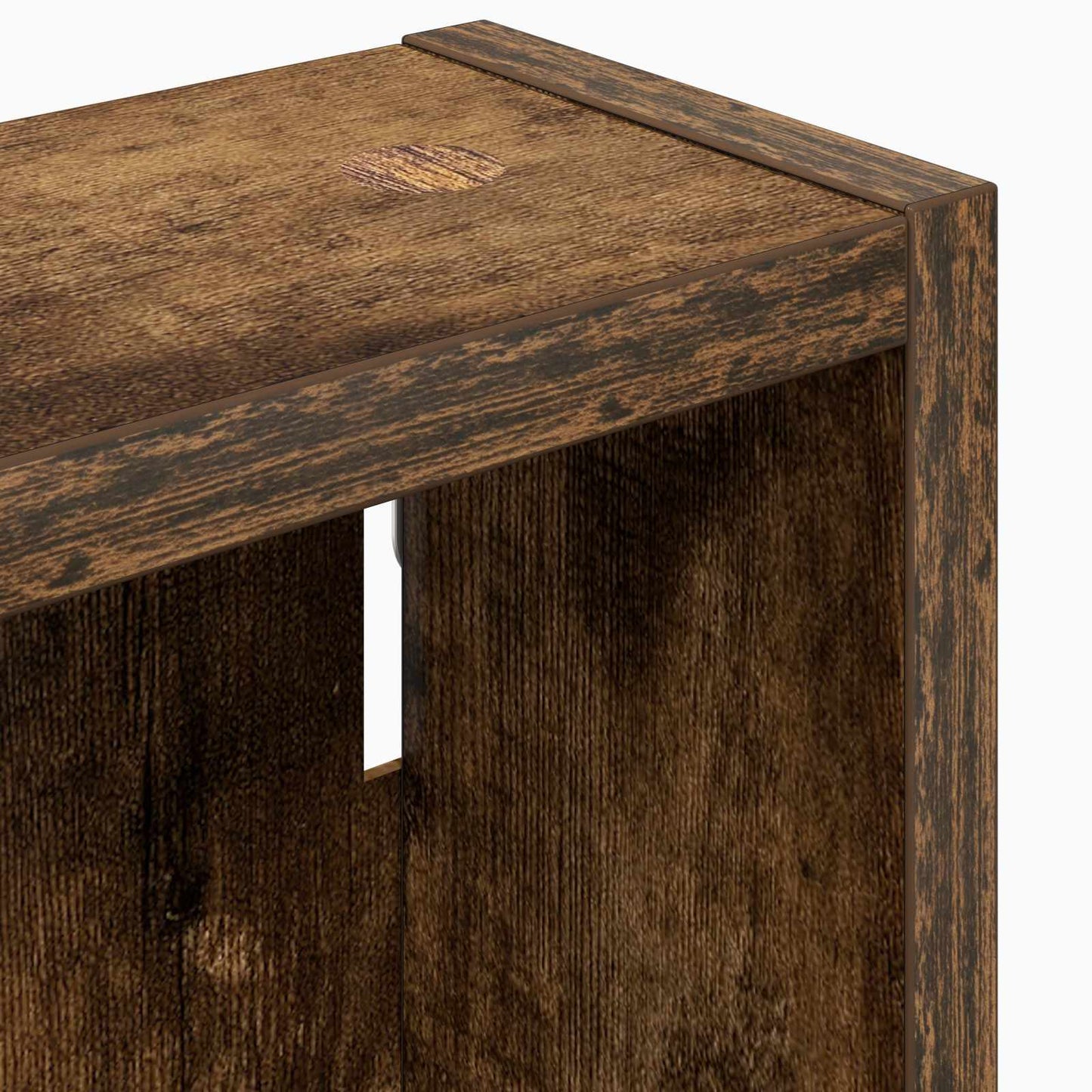 Bathroom Wall Cabinet Smoked Oak 30 x 10 x 60.5 cm