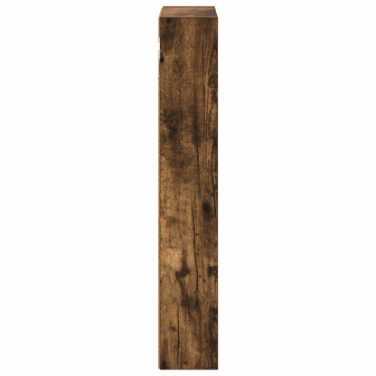 Bathroom Wall Cabinet Smoked Oak 30 x 10 x 60.5 cm