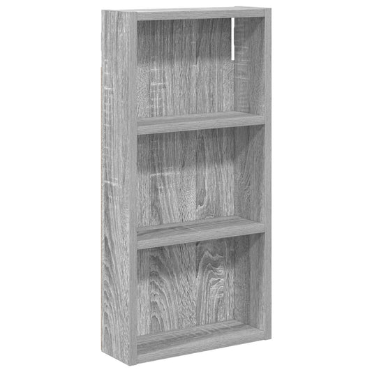 Bathroom Wall Cabinet Grey Sonoma 30 x 10 x 60.5 cm