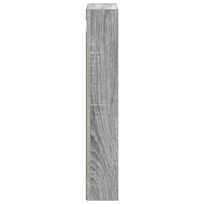 Bathroom Wall Cabinet Grey Sonoma 30 x 10 x 60.5 cm