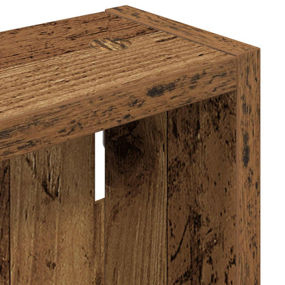 Bathroom Wall Cabinet with Shelf Old Wood 30 x 10 x 60.5 cm