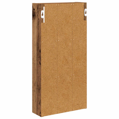 Bathroom Wall Cabinet with Shelf Old Wood 30 x 10 x 60.5 cm