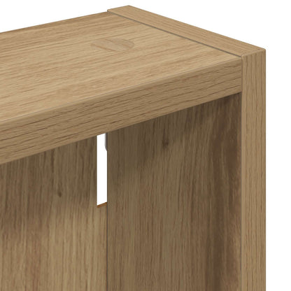 Bathroom Wall Cabinet with Shelf Artisian Oak 30 x 10 x 60.5 cm