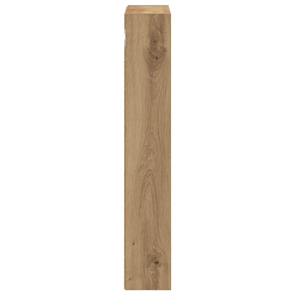 Bathroom Wall Cabinet with Shelf Artisian Oak 30 x 10 x 60.5 cm