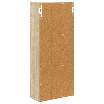 Bathroom Wall Cabinet with Shelf Sonoma Oak 30 x 14 x 70 cm
