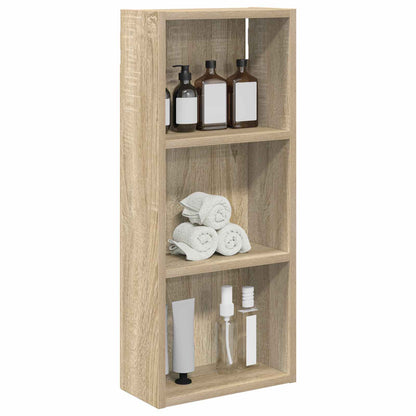 Bathroom Wall Cabinet with Shelf Sonoma Oak 30 x 14 x 70 cm
