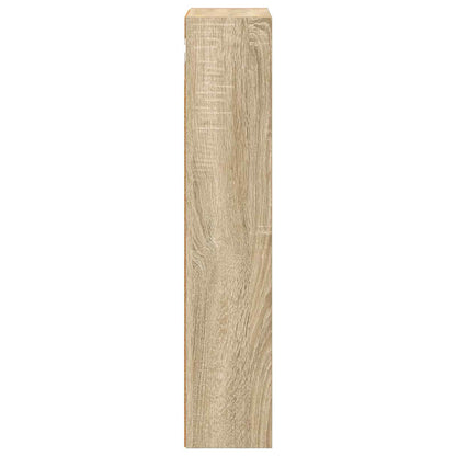 Bathroom Wall Cabinet with Shelf Sonoma Oak 30 x 14 x 70 cm