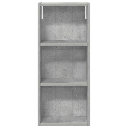 Bathroom Wall Cabinet with Shelf Concrete Grey 30 x 14 x 70 cm