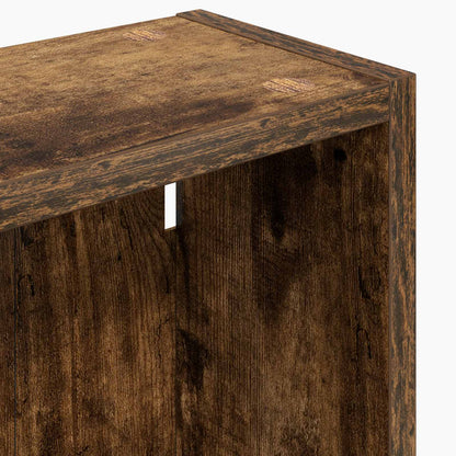 Bathroom Wall Cabinet with Shelf Smoked Oak 30 x 14 x 70 cm