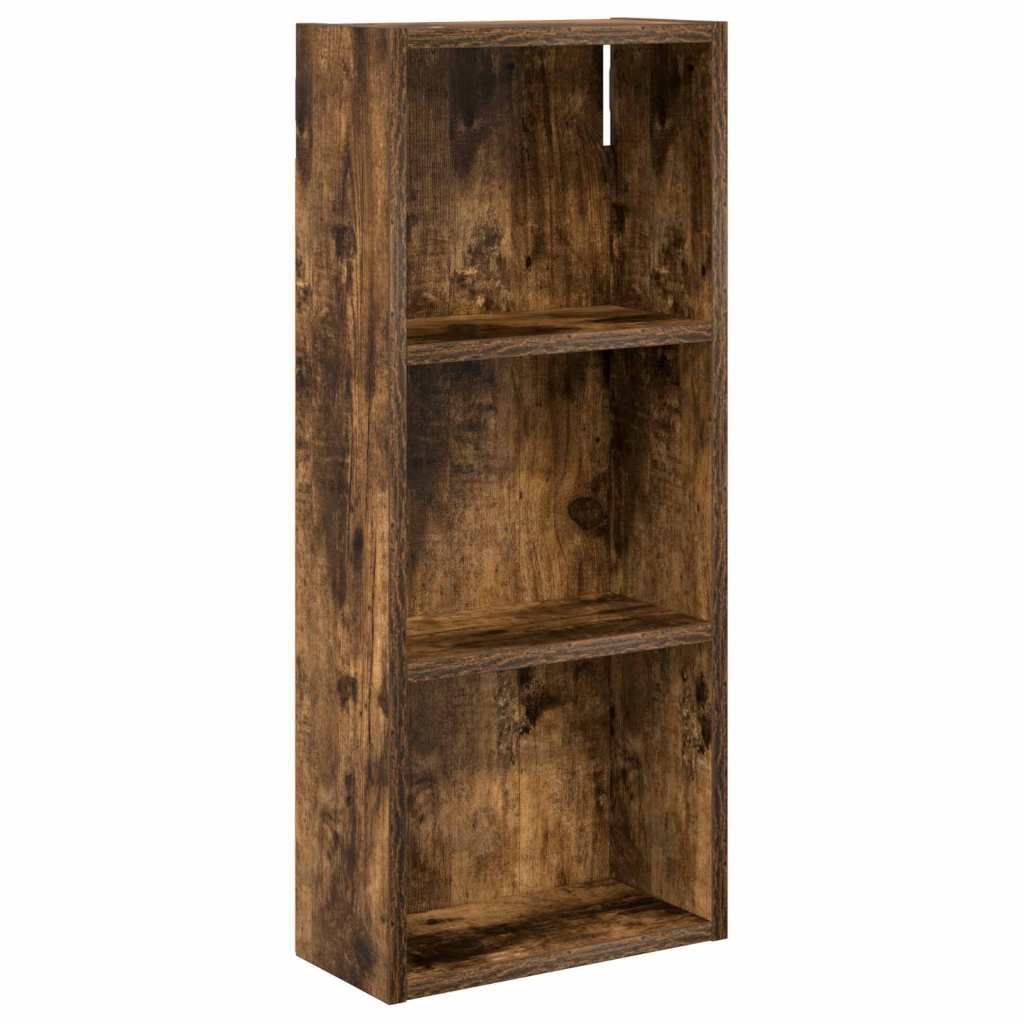 Bathroom Wall Cabinet with Shelf Smoked Oak 30 x 14 x 70 cm