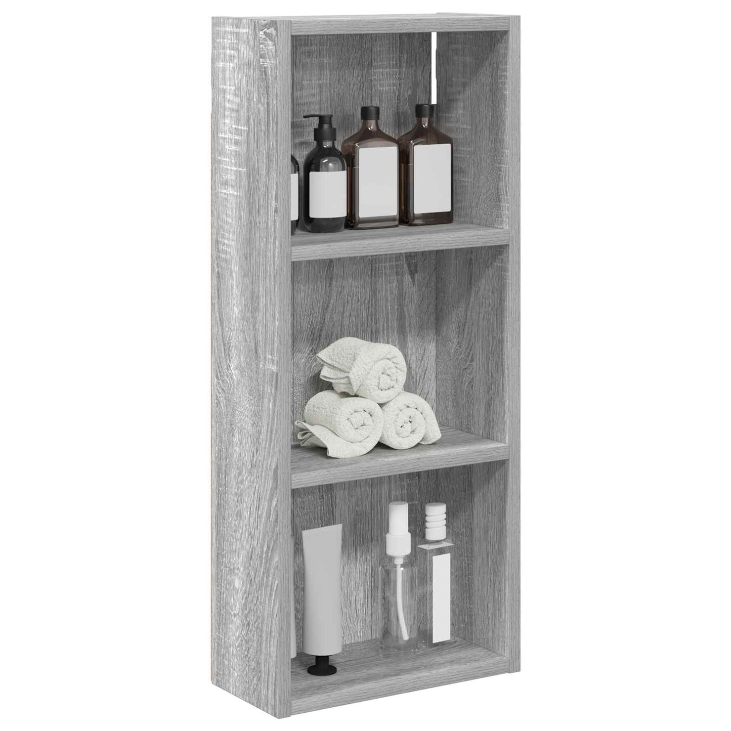 Bathroom Wall Cabinet Grey Sonoma 30 x 14 x 70 cm