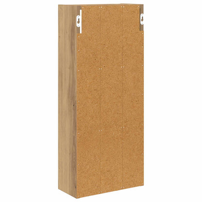 Bathroom Wall Cabinet with Shelf Artisian Oak 30 x 14 x 70 cm